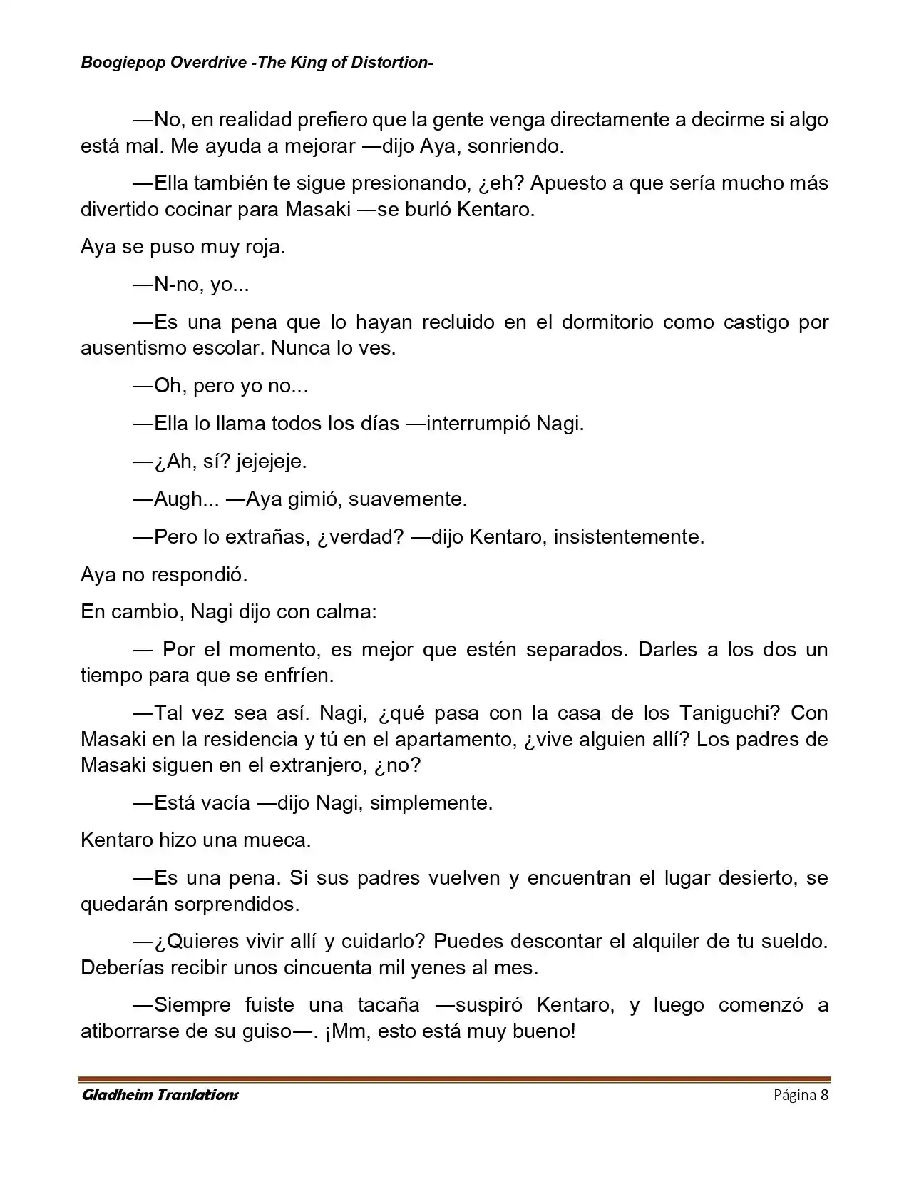 Boogiepop (Novela) - Capítulo 36 - Página 8 - LectorTMOo