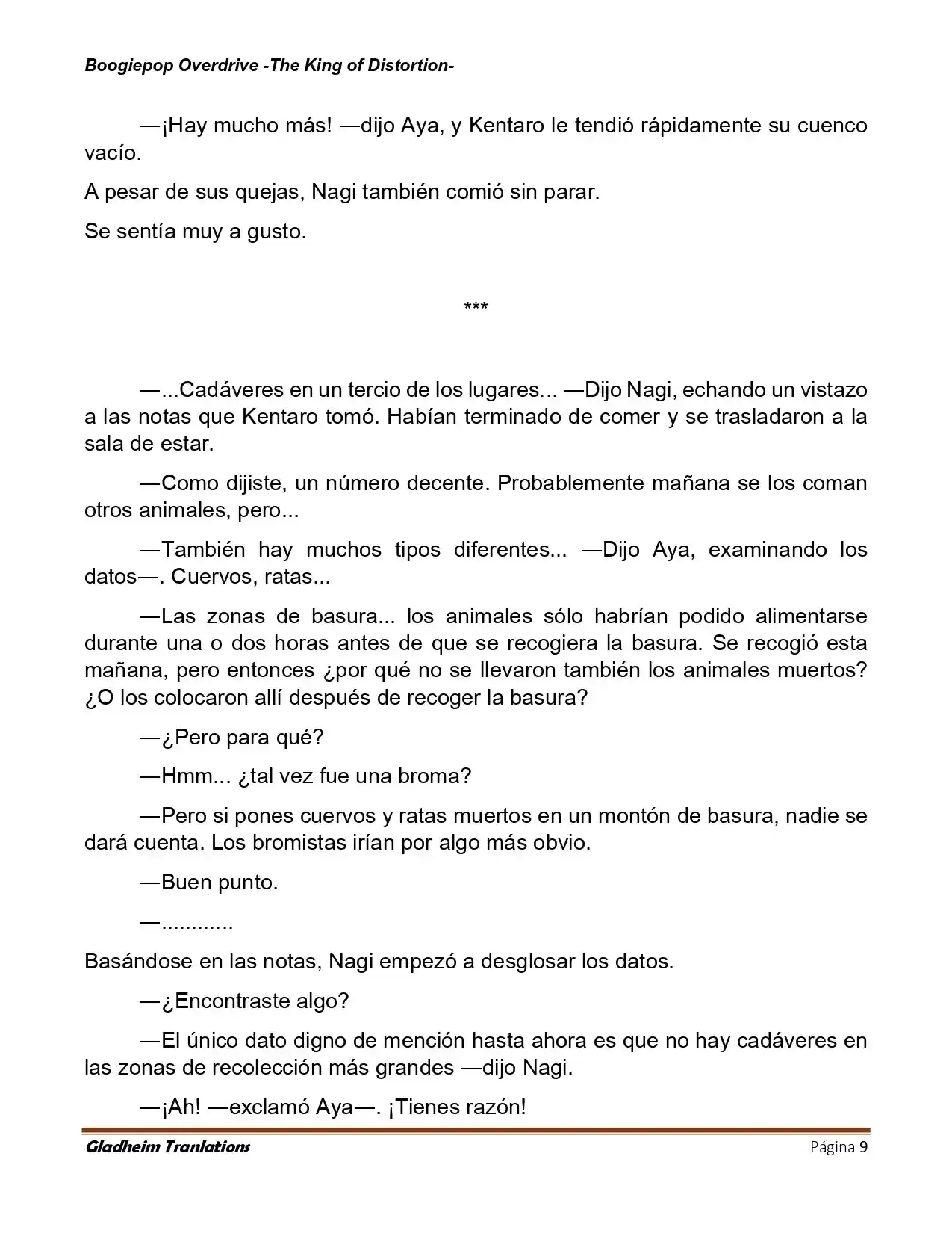 Boogiepop (Novela) - Capítulo 36 - Página 9 - LectorTMOo