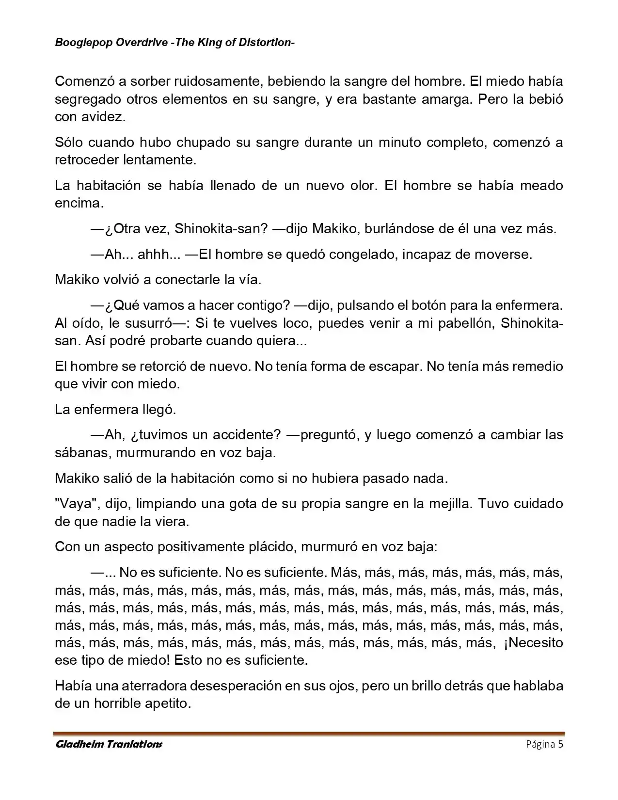Boogiepop (Novela) - Capítulo 37 - Página 5 - LectorTMOo