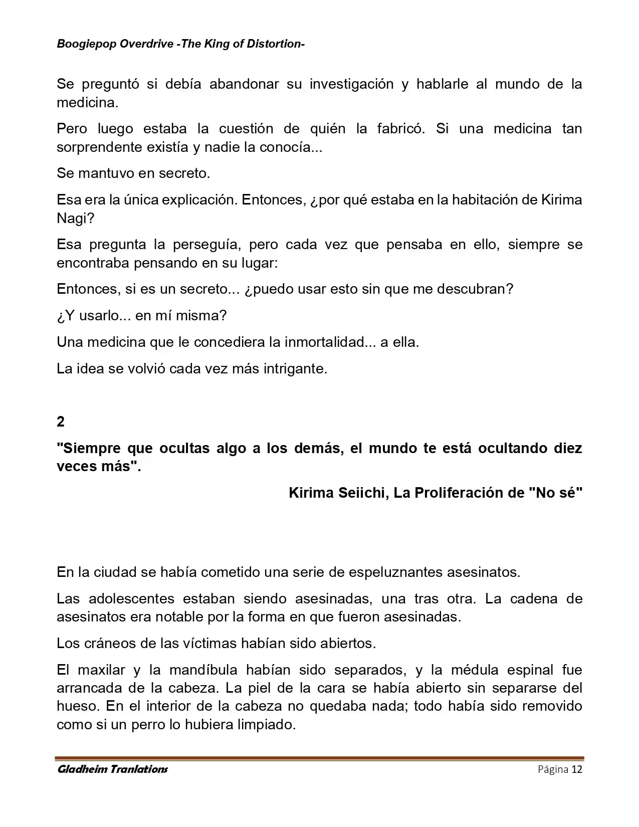 Boogiepop (Novela) - Capítulo 37 - Página 12 - LectorTMOo