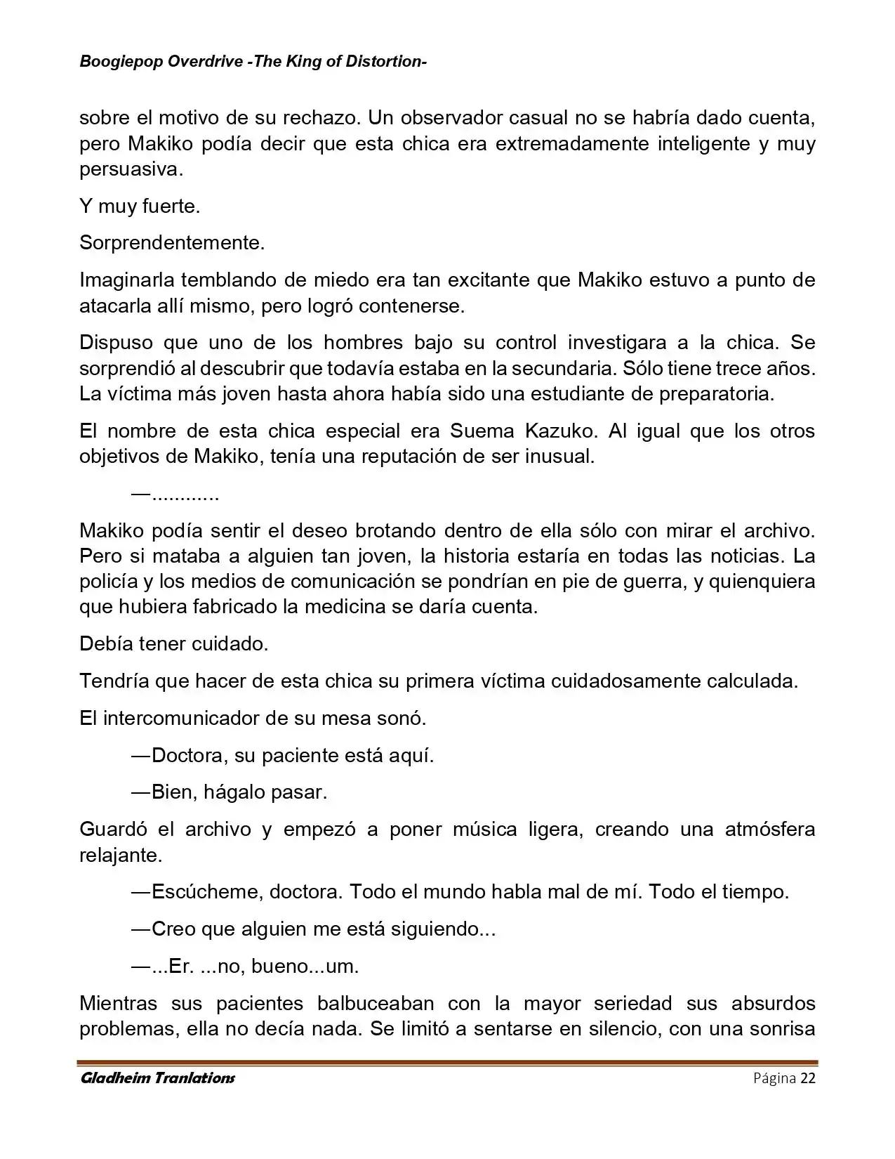 Boogiepop (Novela) - Capítulo 37 - Página 22 - LectorTMOo