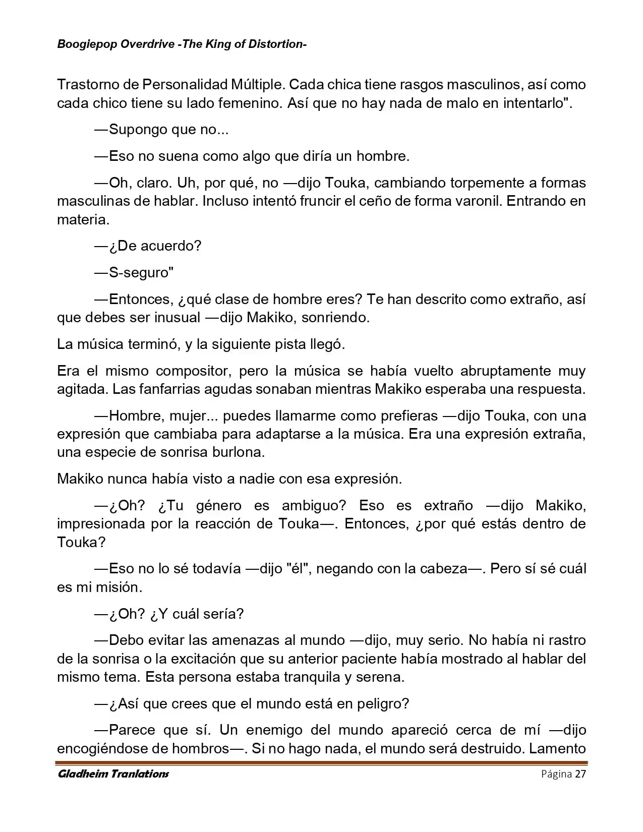 Boogiepop (Novela) - Capítulo 37 - Página 27 - LectorTMOo