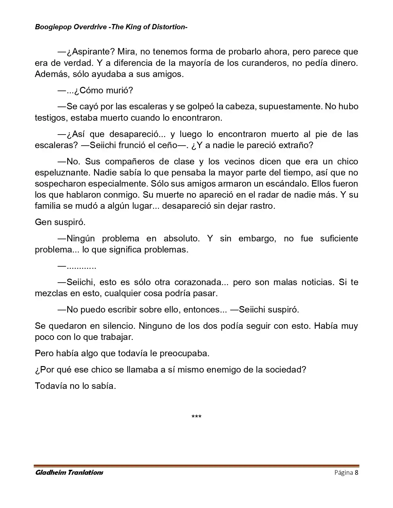 Boogiepop (Novela) - Capítulo 38 - Página 8 - LectorTMOo