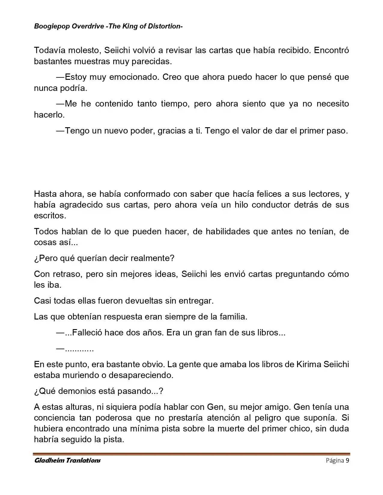 Boogiepop (Novela) - Capítulo 38 - Página 9 - LectorTMOo