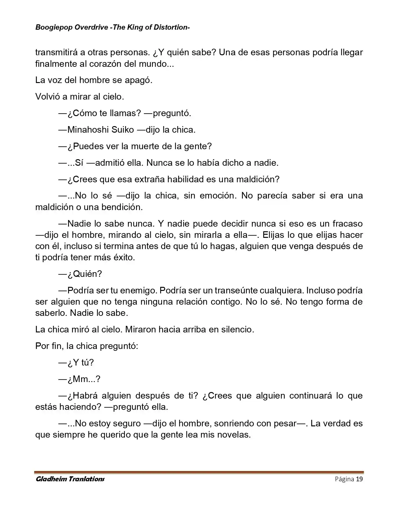 Boogiepop (Novela) - Capítulo 38 - Página 19 - LectorTMOo