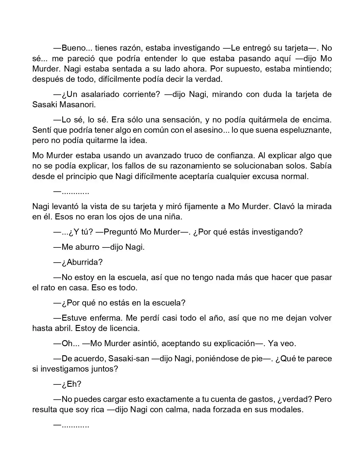 Boogiepop (Novela) - Capítulo 39 - Página 8 - LectorTMOo