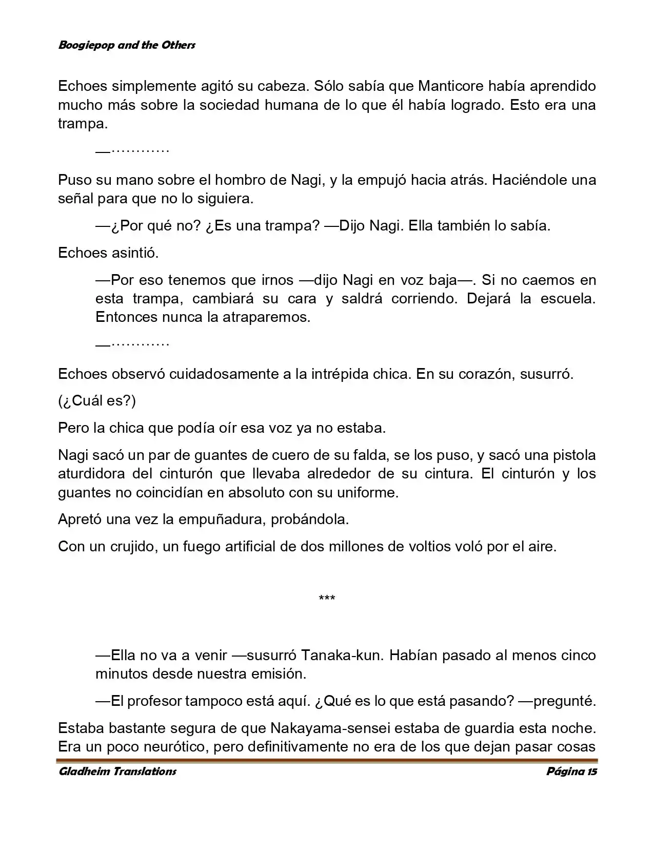 Boogiepop (Novela) - Capítulo 5 - Página 15 - LectorTMOo