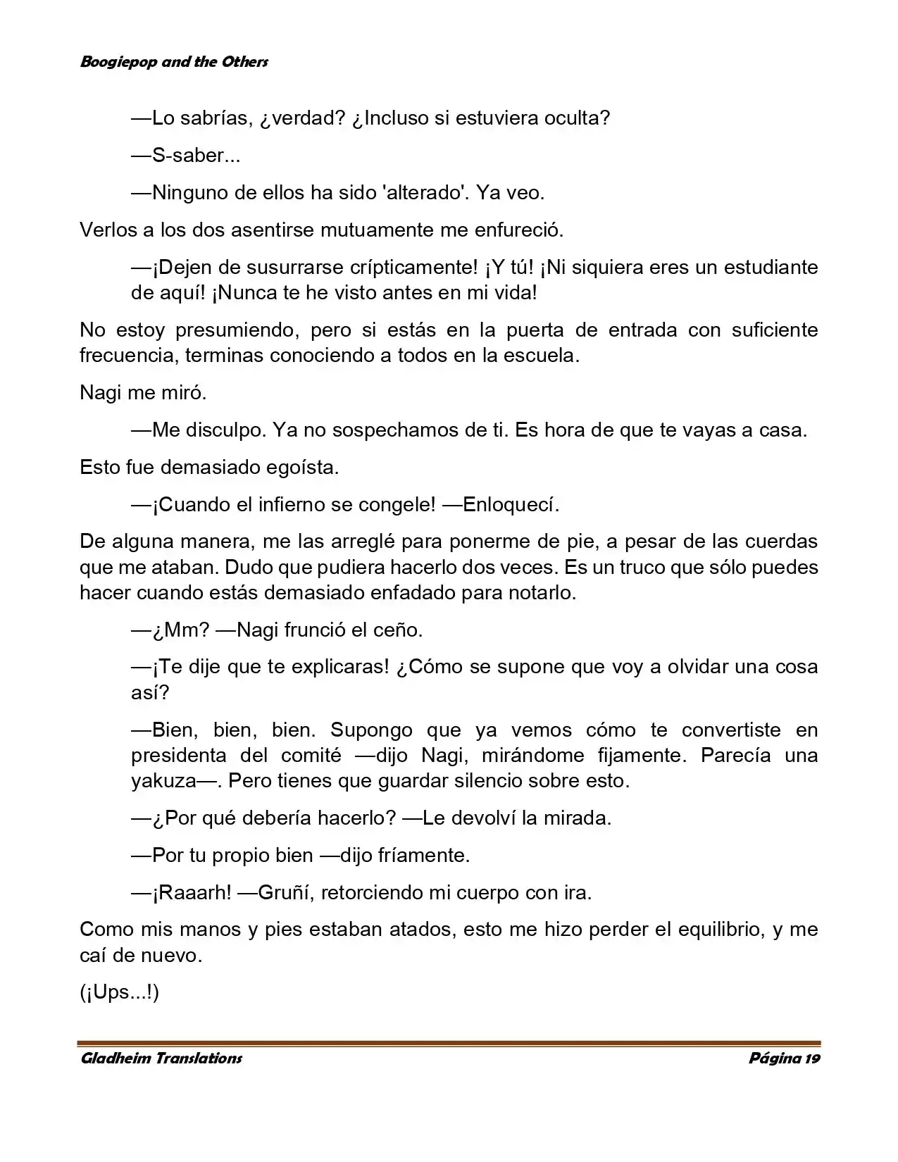 Boogiepop (Novela) - Capítulo 5 - Página 19 - LectorTMOo