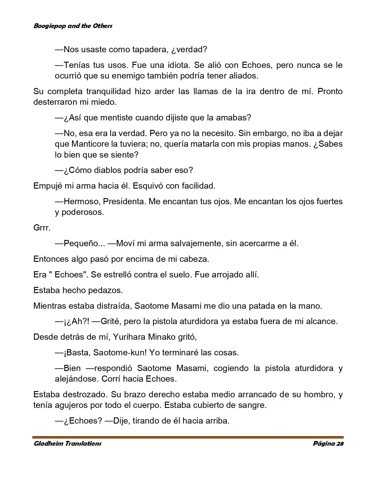 Boogiepop (Novela) - Capítulo 5 - Página 28 - LectorTMOo
