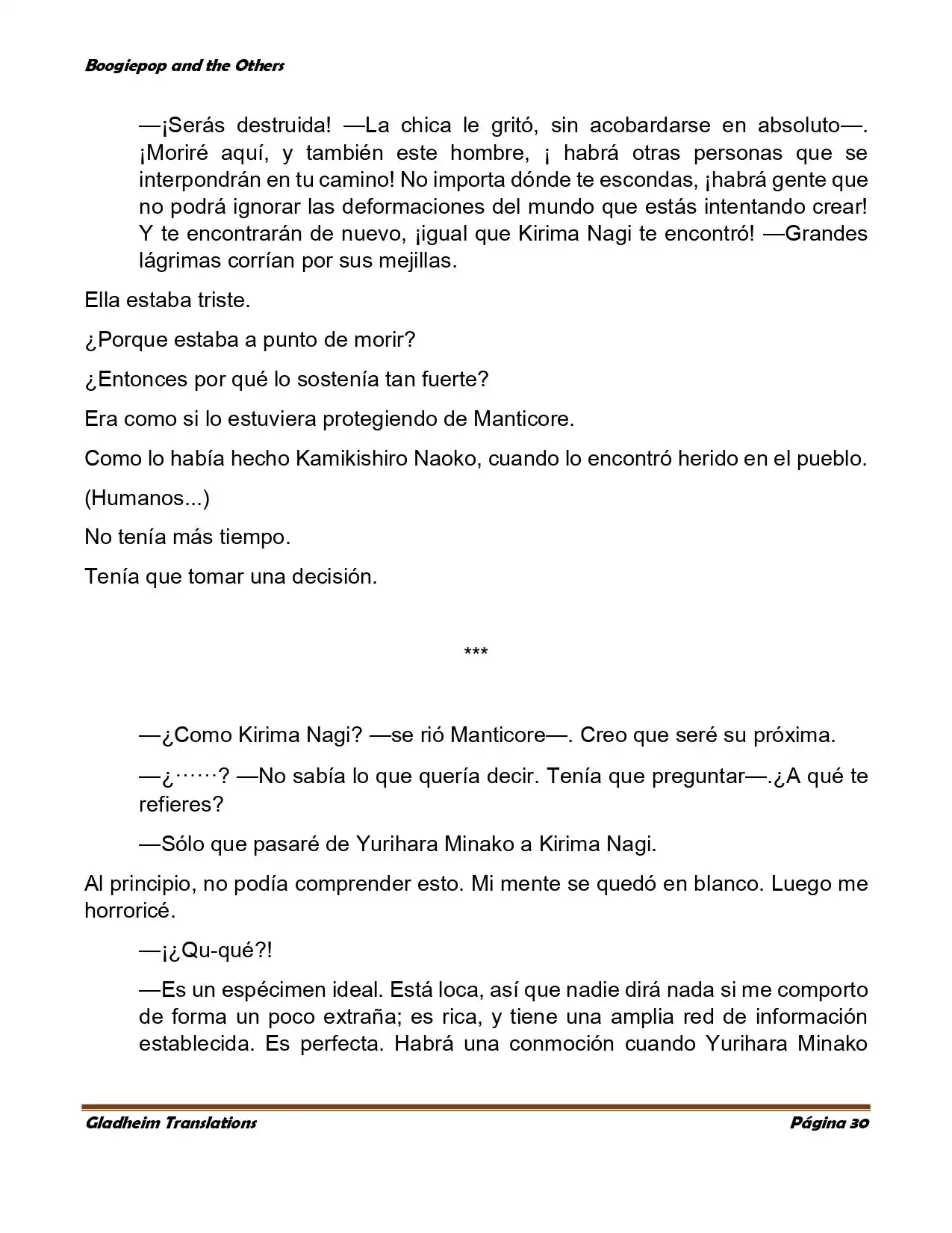 Boogiepop (Novela) - Capítulo 5 - Página 30 - LectorTMOo