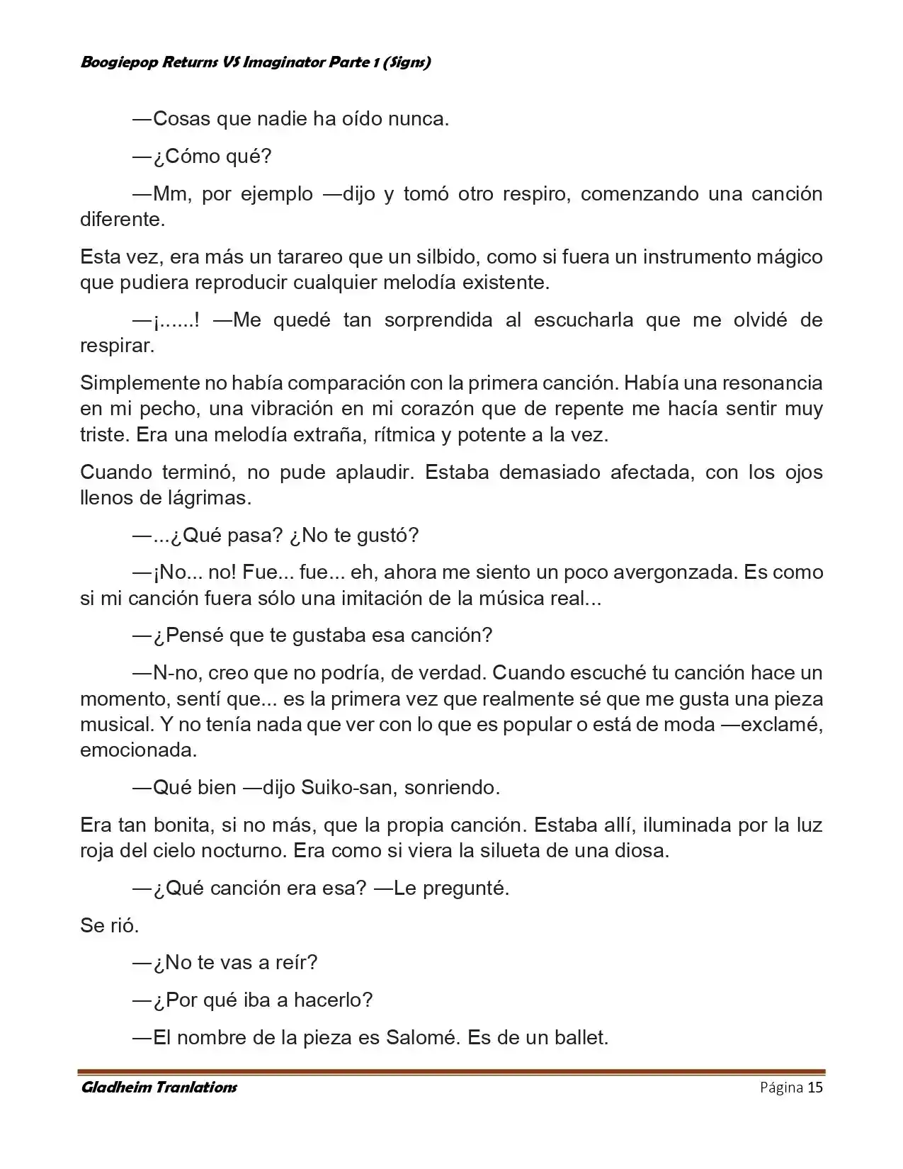 Boogiepop (Novela) - Capítulo 6 - Página 15 - LectorTMOo