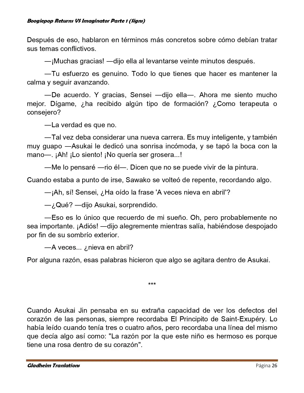 Boogiepop (Novela) - Capítulo 6 - Página 26 - LectorTMOo
