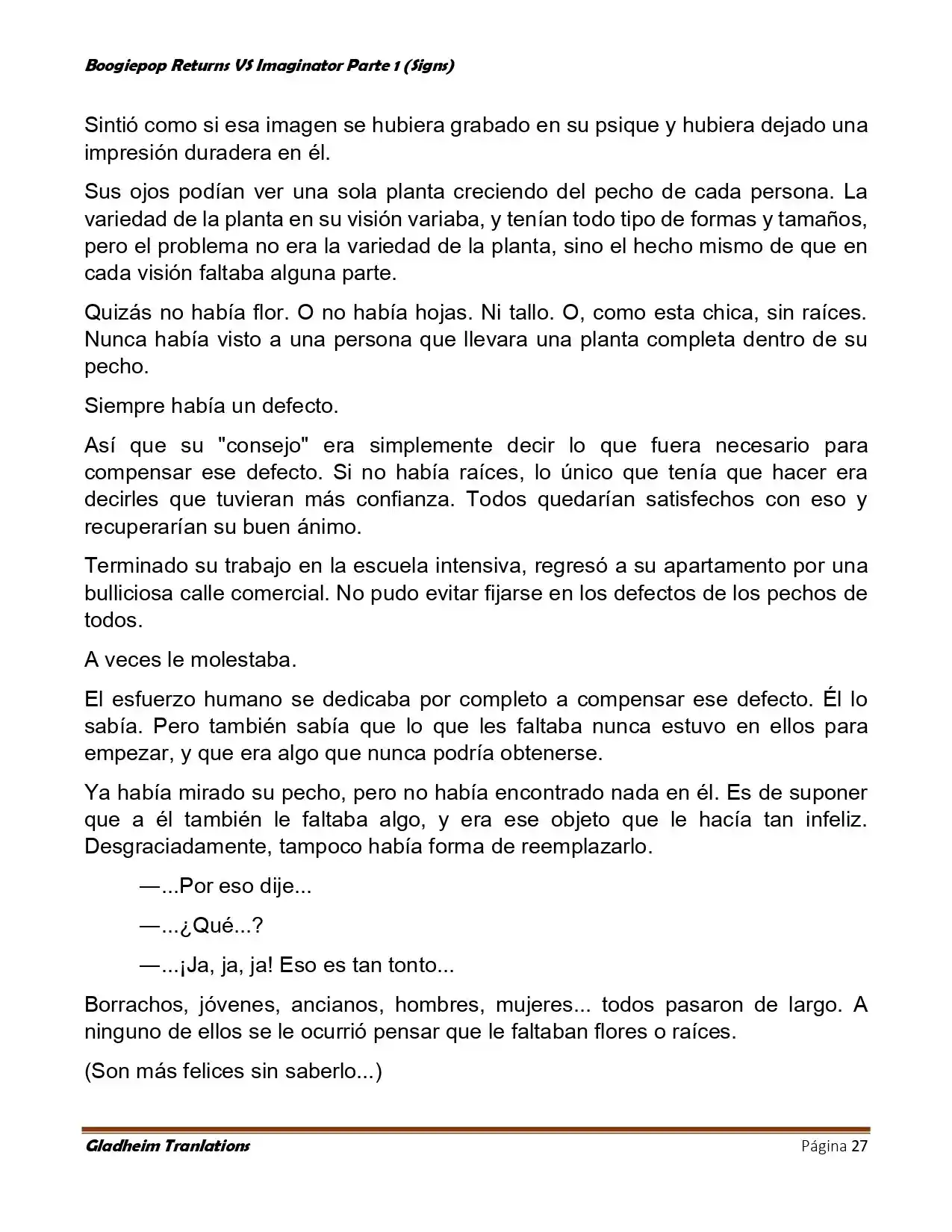 Boogiepop (Novela) - Capítulo 6 - Página 27 - LectorTMOo