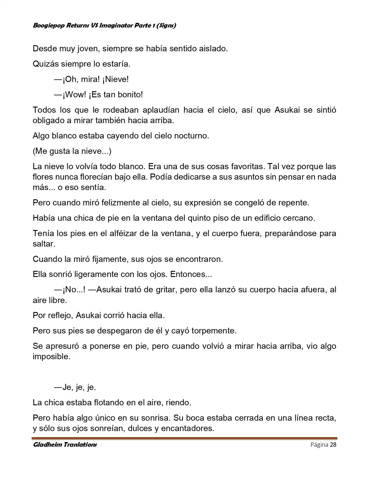 Boogiepop (Novela) - Capítulo 6 - Página 28 - LectorTMOo