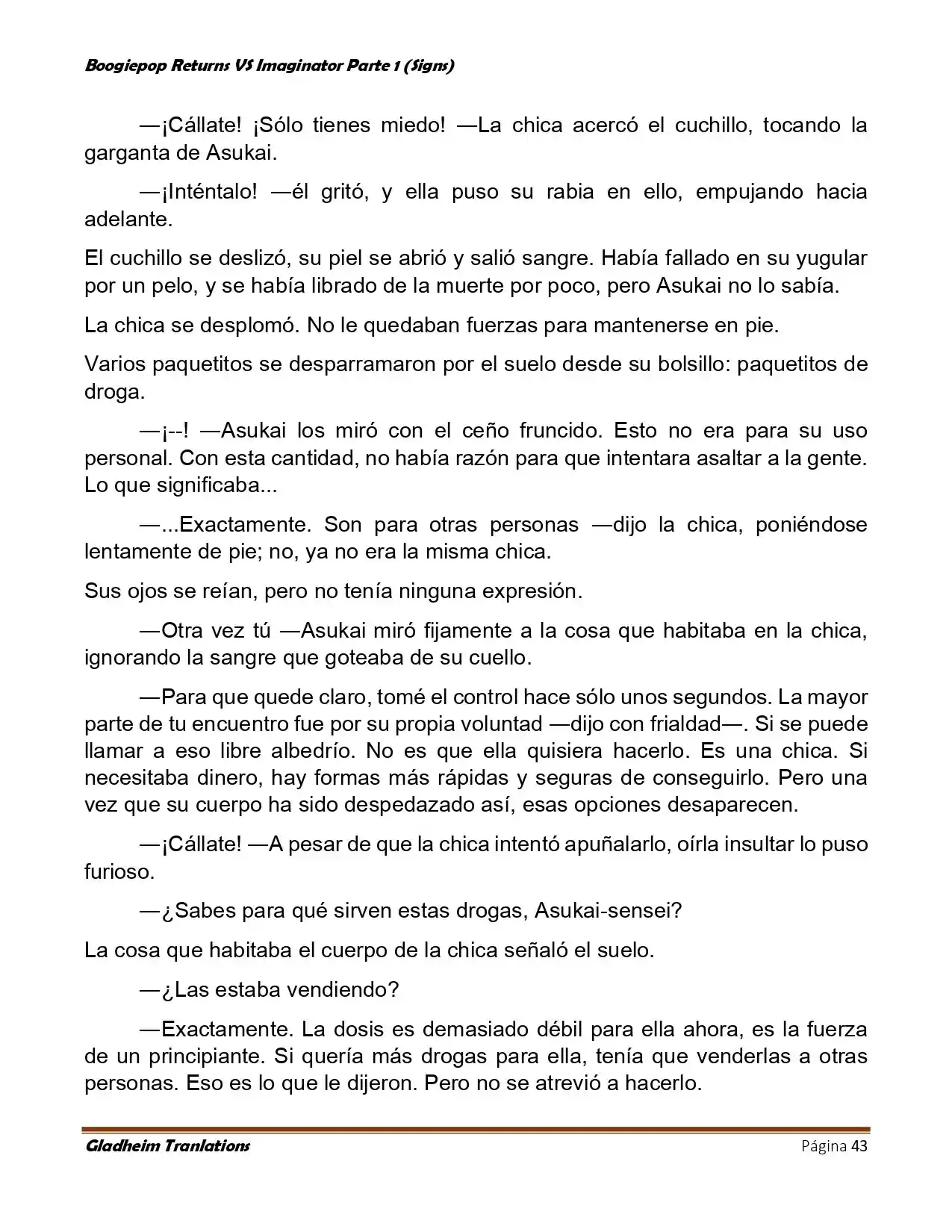 Boogiepop (Novela) - Capítulo 6 - Página 43 - LectorTMOo