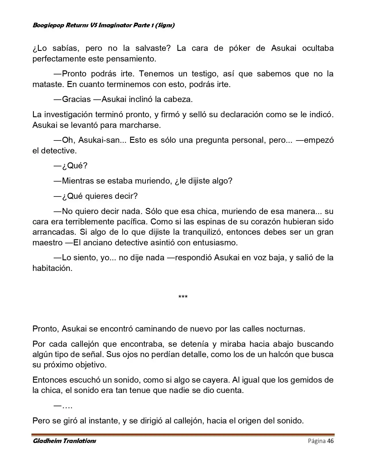 Boogiepop (Novela) - Capítulo 6 - Página 46 - LectorTMOo