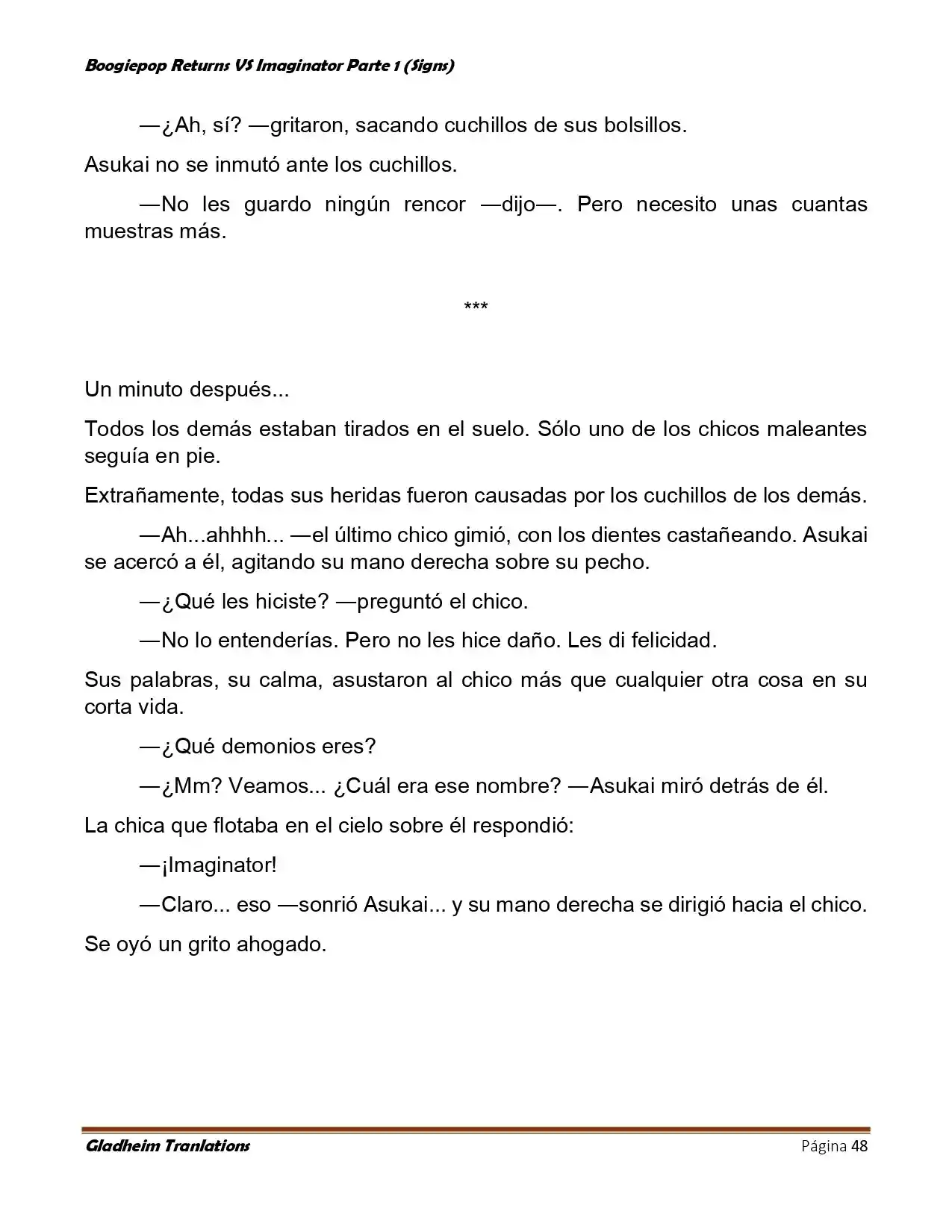 Boogiepop (Novela) - Capítulo 6 - Página 48 - LectorTMOo