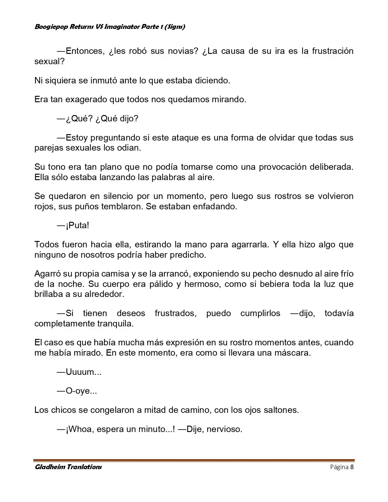 Boogiepop (Novela) - Capítulo 7 - Página 8 - LectorTMOo