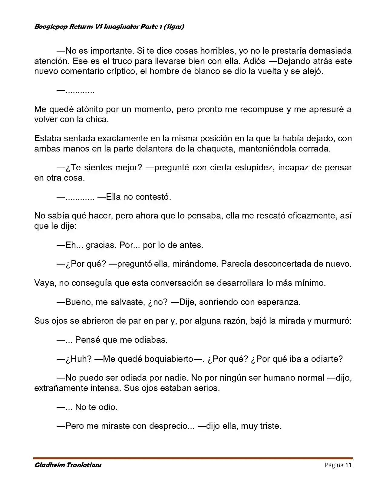 Boogiepop (Novela) - Capítulo 7 - Página 11 - LectorTMOo