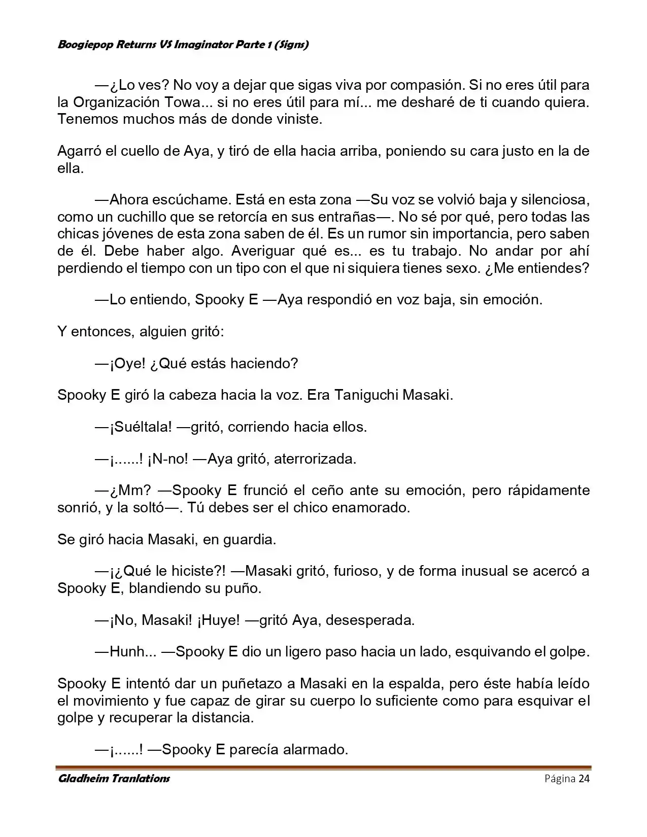Boogiepop (Novela) - Capítulo 7 - Página 24 - LectorTMOo