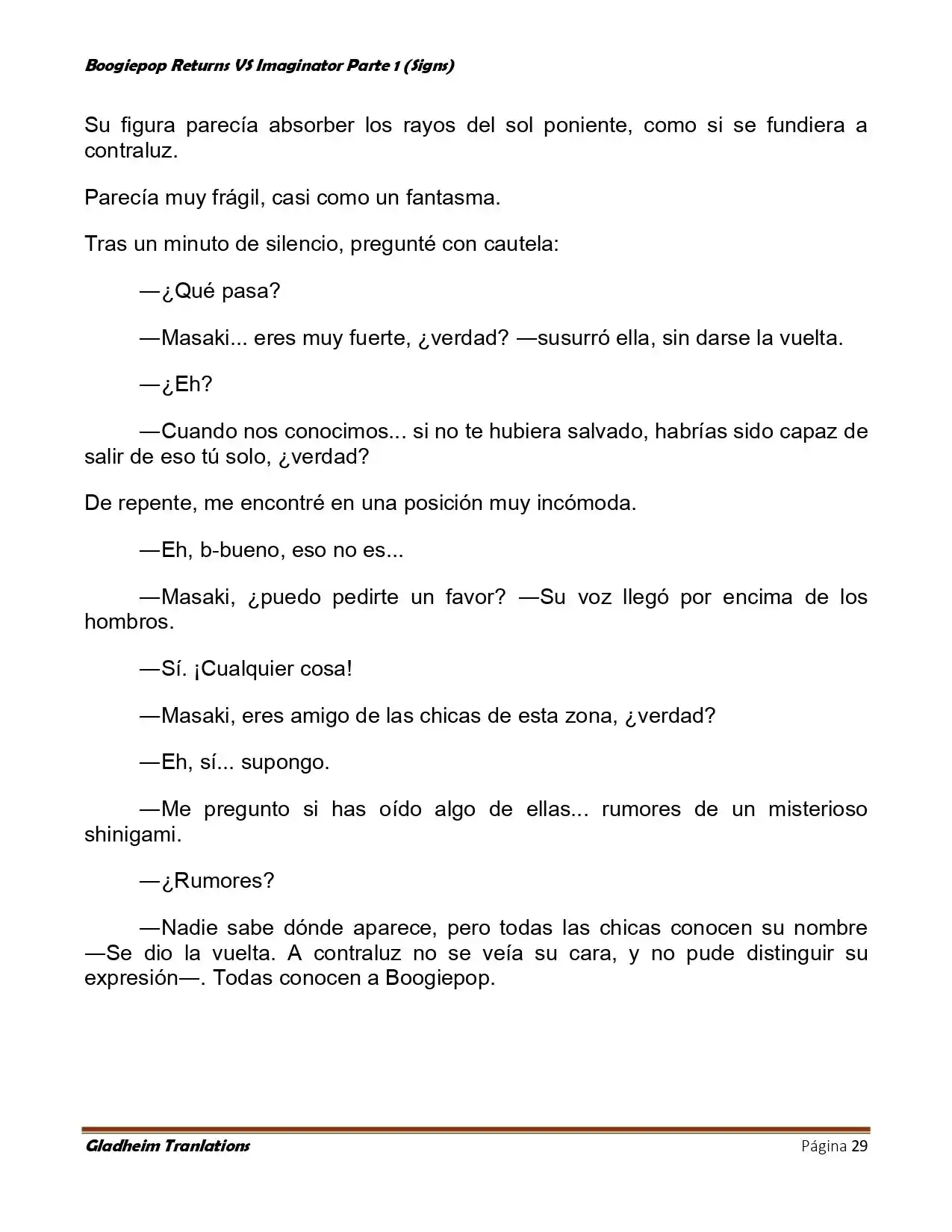 Boogiepop (Novela) - Capítulo 7 - Página 29 - LectorTMOo