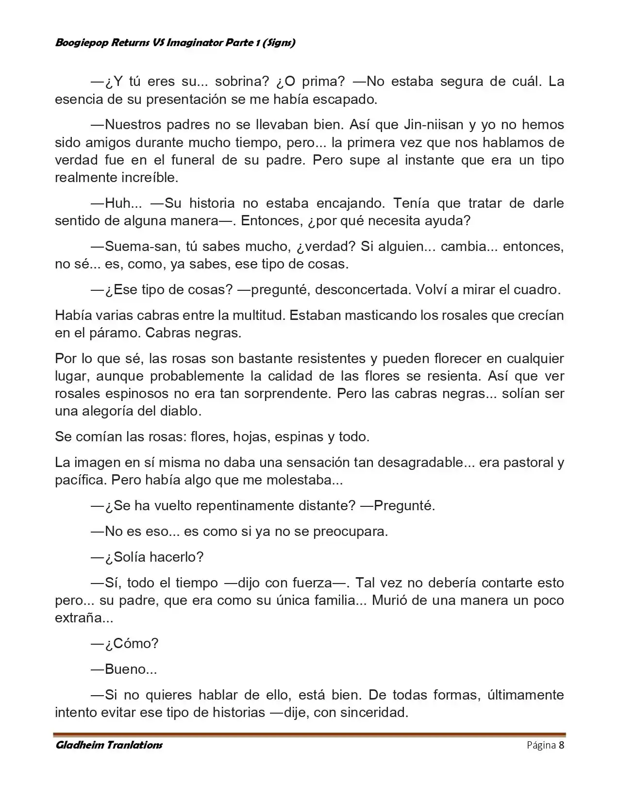 Boogiepop (Novela) - Capítulo 8 - Página 8 - LectorTMOo