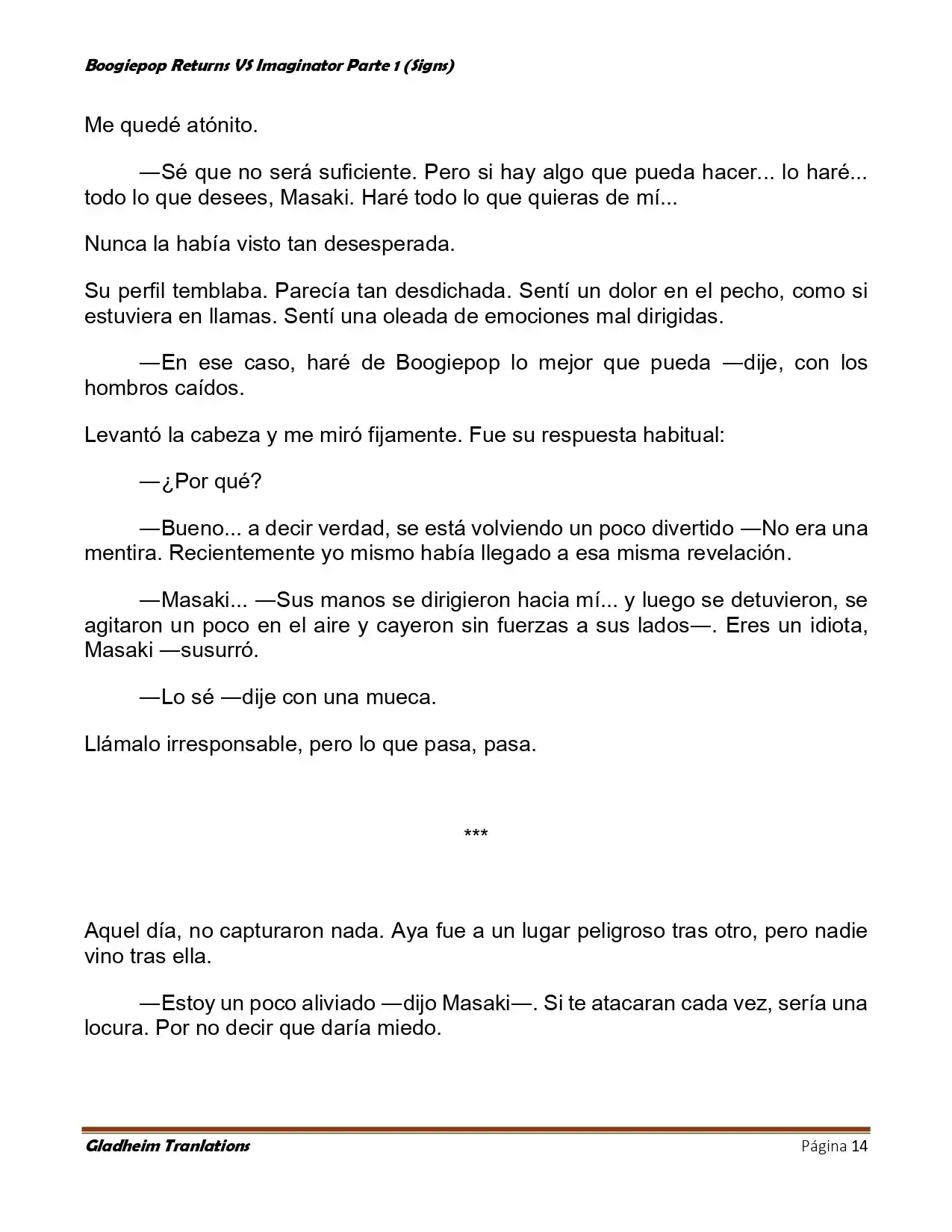 Boogiepop (Novela) - Capítulo 9 - Página 14 - LectorTMOo
