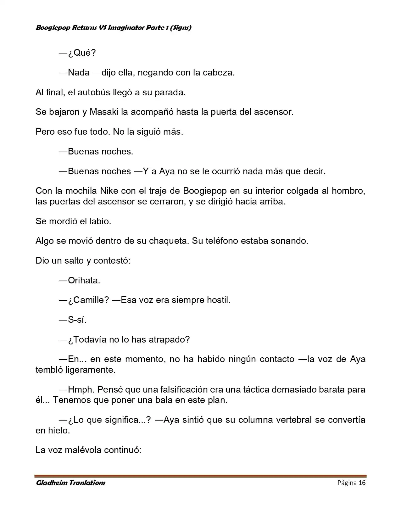Boogiepop (Novela) - Capítulo 9 - Página 16 - LectorTMOo