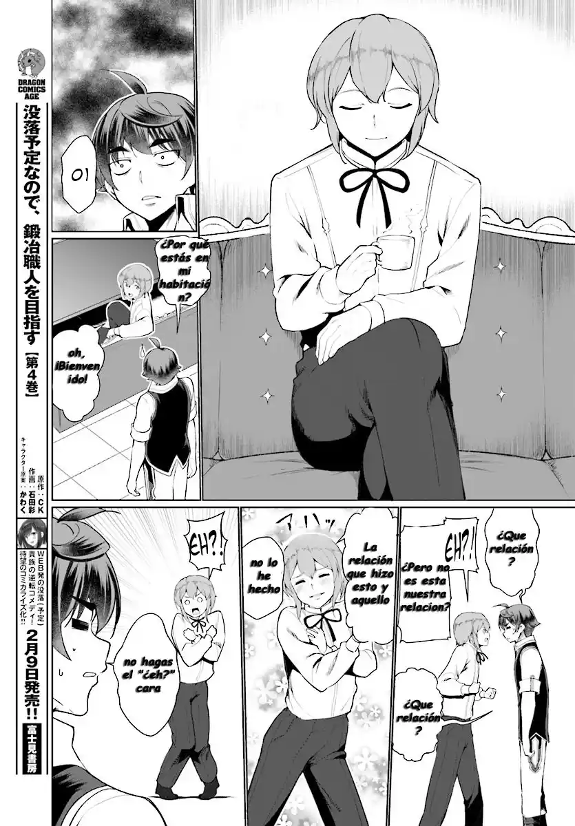 Botsuraku Youtei Nanode, Kajishokunin Wo Mezasu - Capítulo 24.1 - Página 4 - LectorTMOo