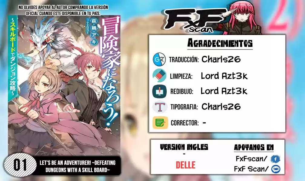 Bouken-ka Ni Narou! ~Skill Board De Dungeon Kouryaku~ - Capítulo 1 - Página 1 - LectorTMOo