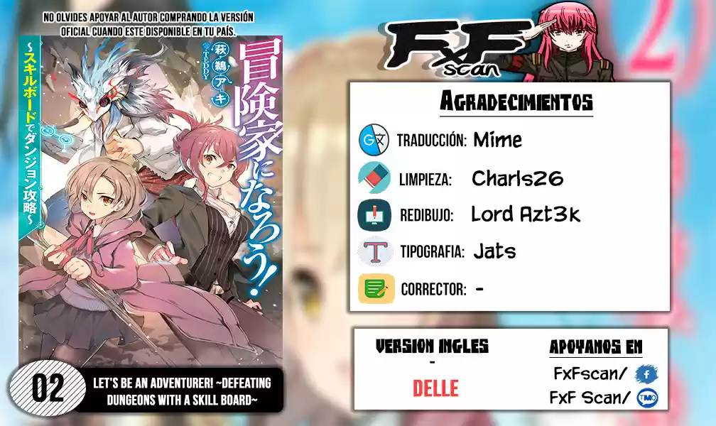 Bouken-ka Ni Narou! ~Skill Board De Dungeon Kouryaku~ - Capítulo 2 - Página 1 - LectorTMOo
