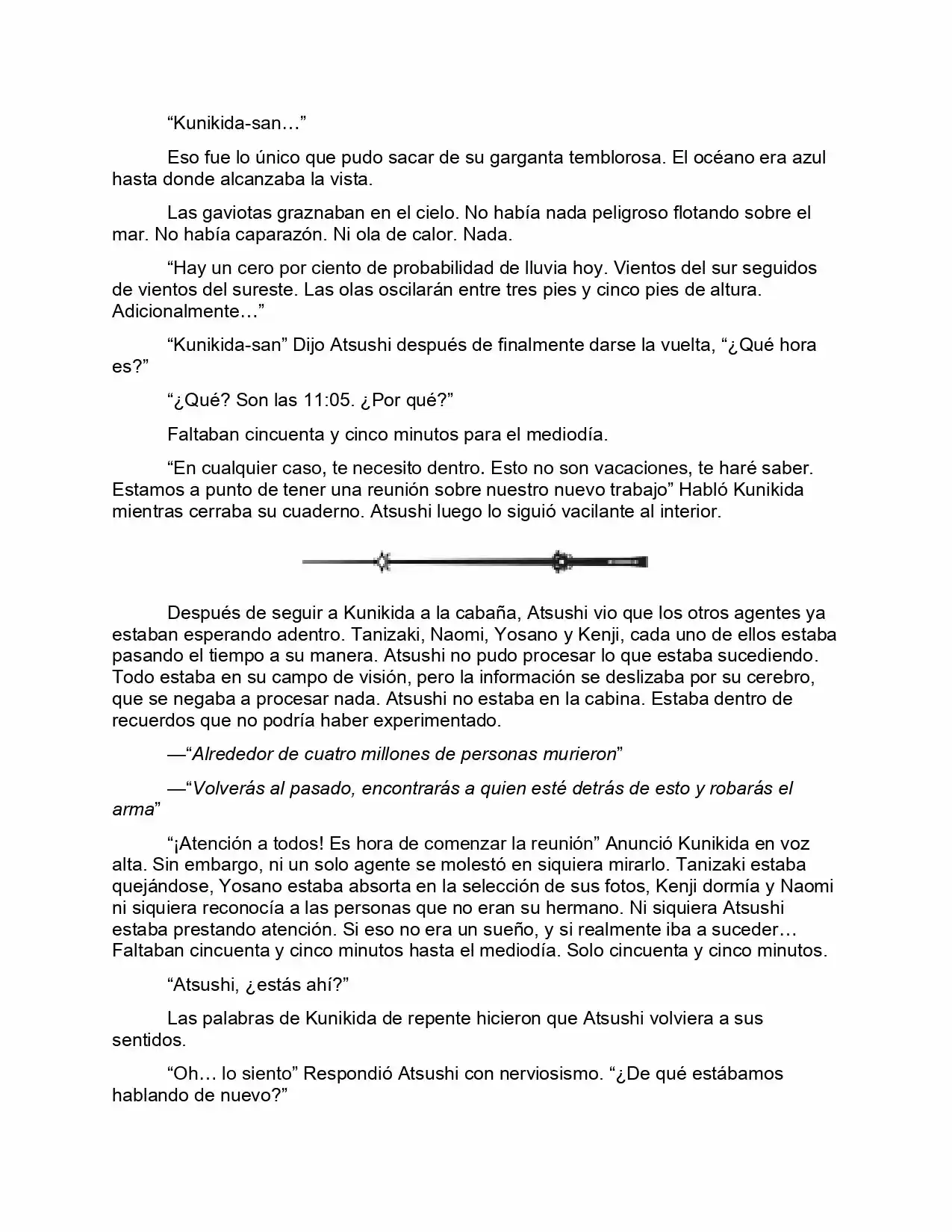 Bungou Stray Dogs, 55 Minutes (Novela) - Capítulo 1 - Página 10 - LectorTMOo