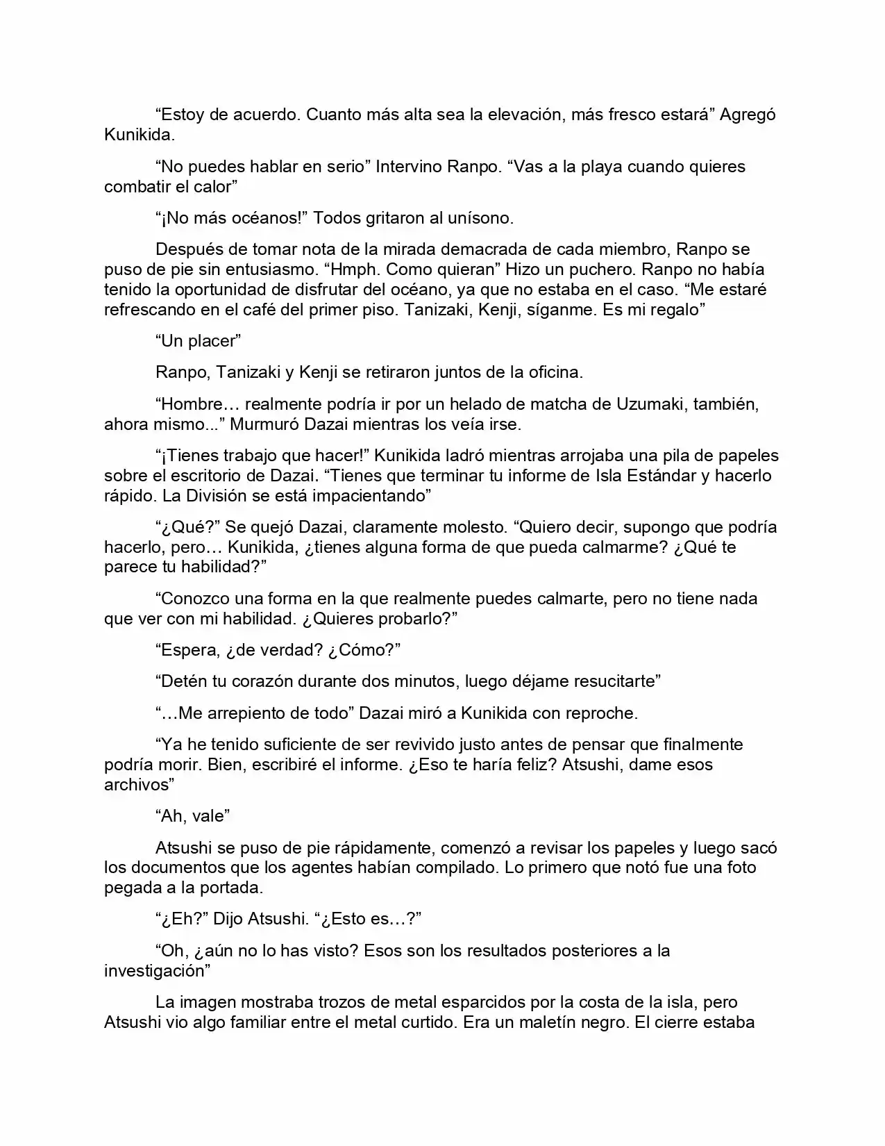 Bungou Stray Dogs, 55 Minutes (Novela) - Capítulo 2 - Página 83 - LectorTMOo