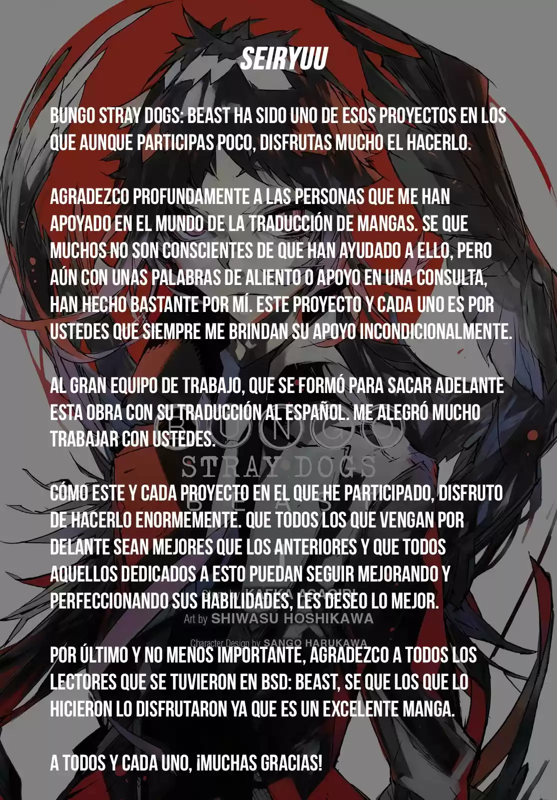 Bungou Stray Dogs BEAST - Capítulo 22 - Página 34 - LectorTMOo