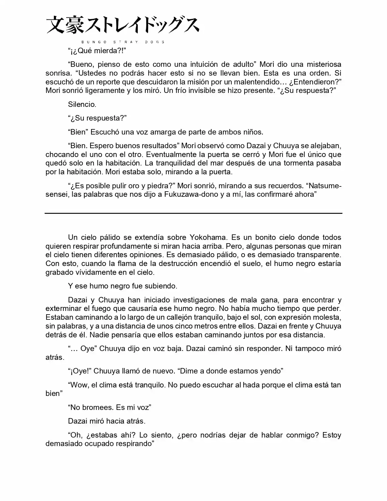 Bungou Stray Dogs Gaiden. Ayatsuji Yukito VS Kyogoku Natsuhiko - Capítulo 2 - Página 9 - LectorTMOo