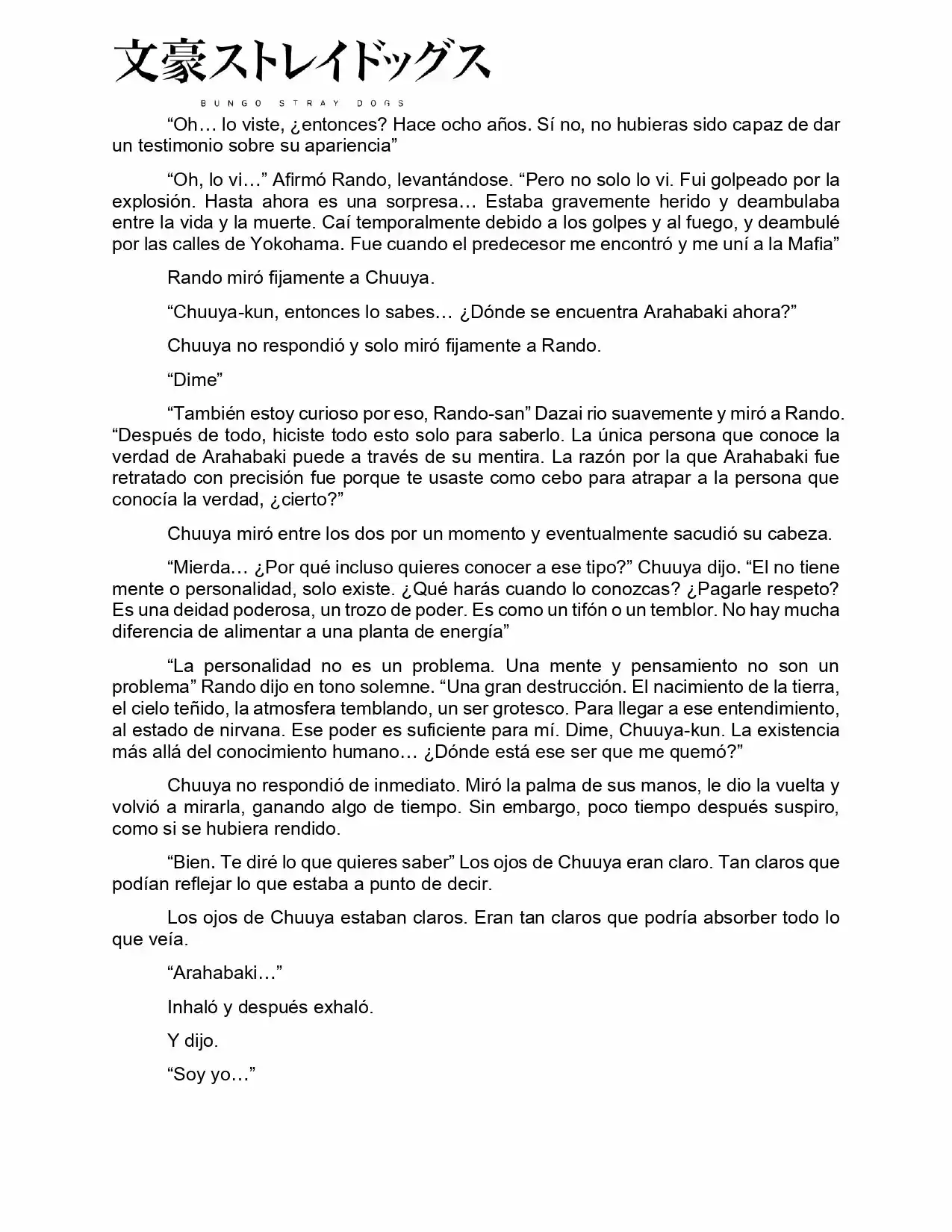Bungou Stray Dogs Gaiden. Ayatsuji Yukito VS Kyogoku Natsuhiko - Capítulo 4 - Página 7 - LectorTMOo