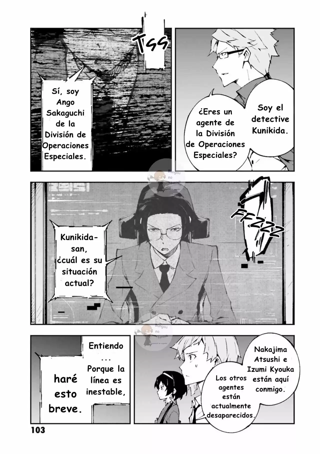 Bungou Stray Dogs: DEAD APPLE - Capítulo 3 - Página 8 - LectorTMOo