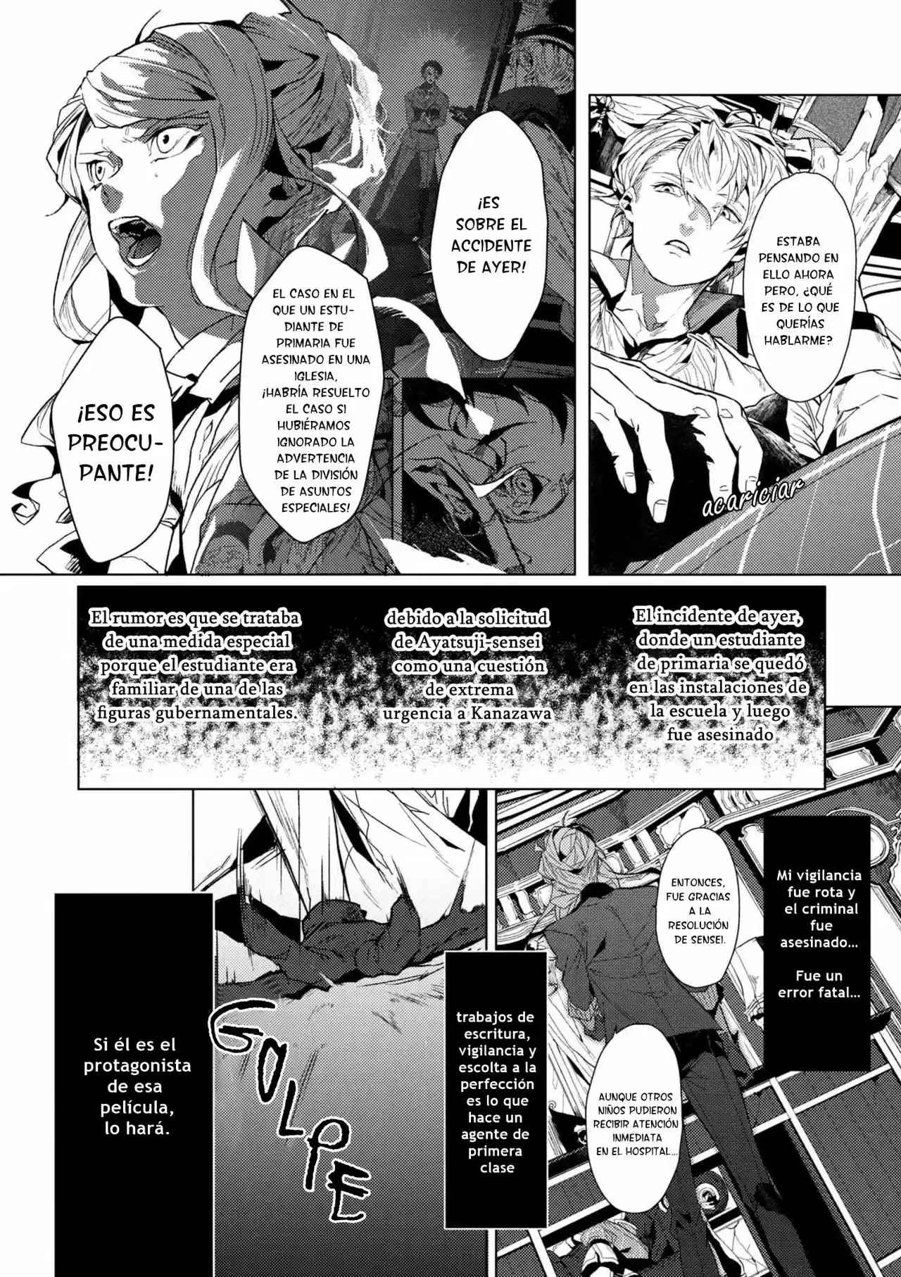 Bungou Stray Dogs Gaiden. Ayatsuji Yukito VS Kyogoku Natsuhiko - Capítulo 3.30 - Página 4 - LectorTMOo