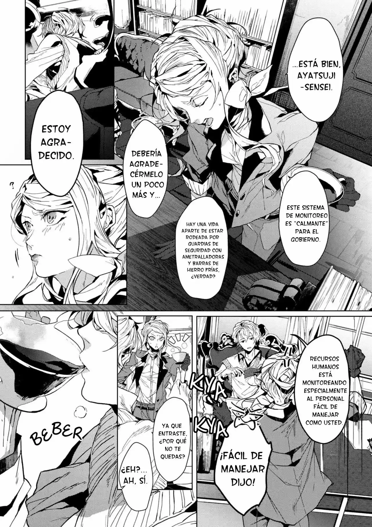 Bungou Stray Dogs Gaiden. Ayatsuji Yukito VS Kyogoku Natsuhiko - Capítulo 3.30 - Página 5 - LectorTMOo