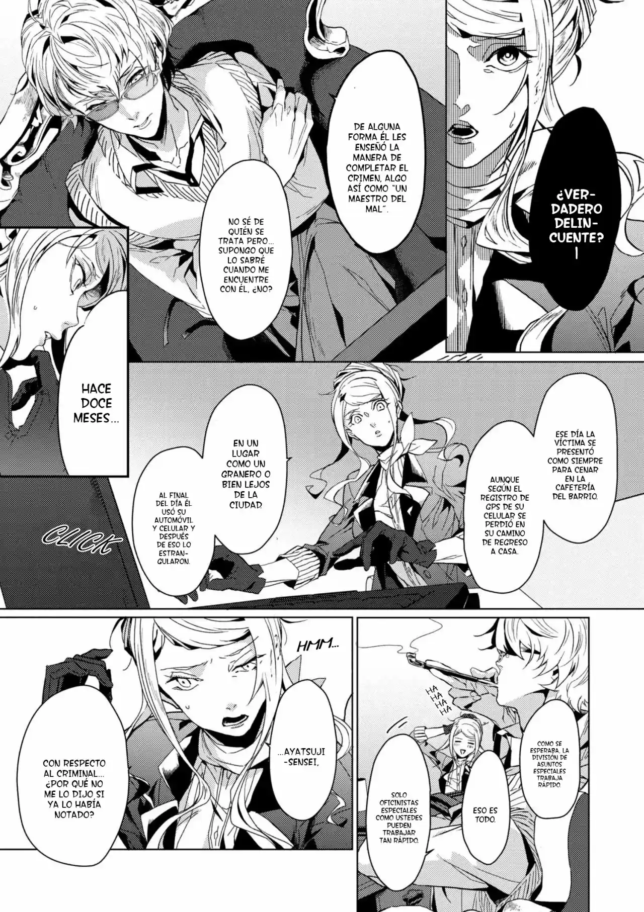 Bungou Stray Dogs Gaiden. Ayatsuji Yukito VS Kyogoku Natsuhiko - Capítulo 3.60 - Página 6 - LectorTMOo