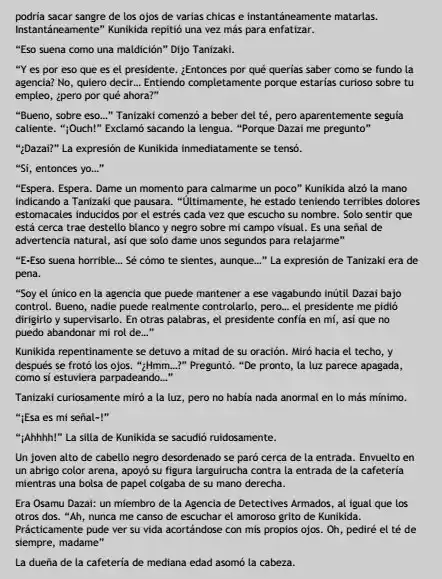 Bungou Stray Dogs: La Historia No Contada De Los Orígenes De La Agencia De Detectives Armados (Novela) - Capítulo  - Página 4 - LectorTMOo