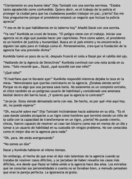 Bungou Stray Dogs: La Historia No Contada De Los Orígenes De La Agencia De Detectives Armados (Novela) - Capítulo  - Página 10 - LectorTMOo