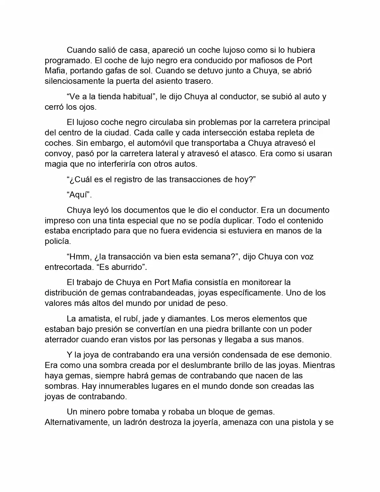 Bungou Stray Dogs Storm Bringer (Novela) - Capítulo 1 - Página 8 - LectorTMOo