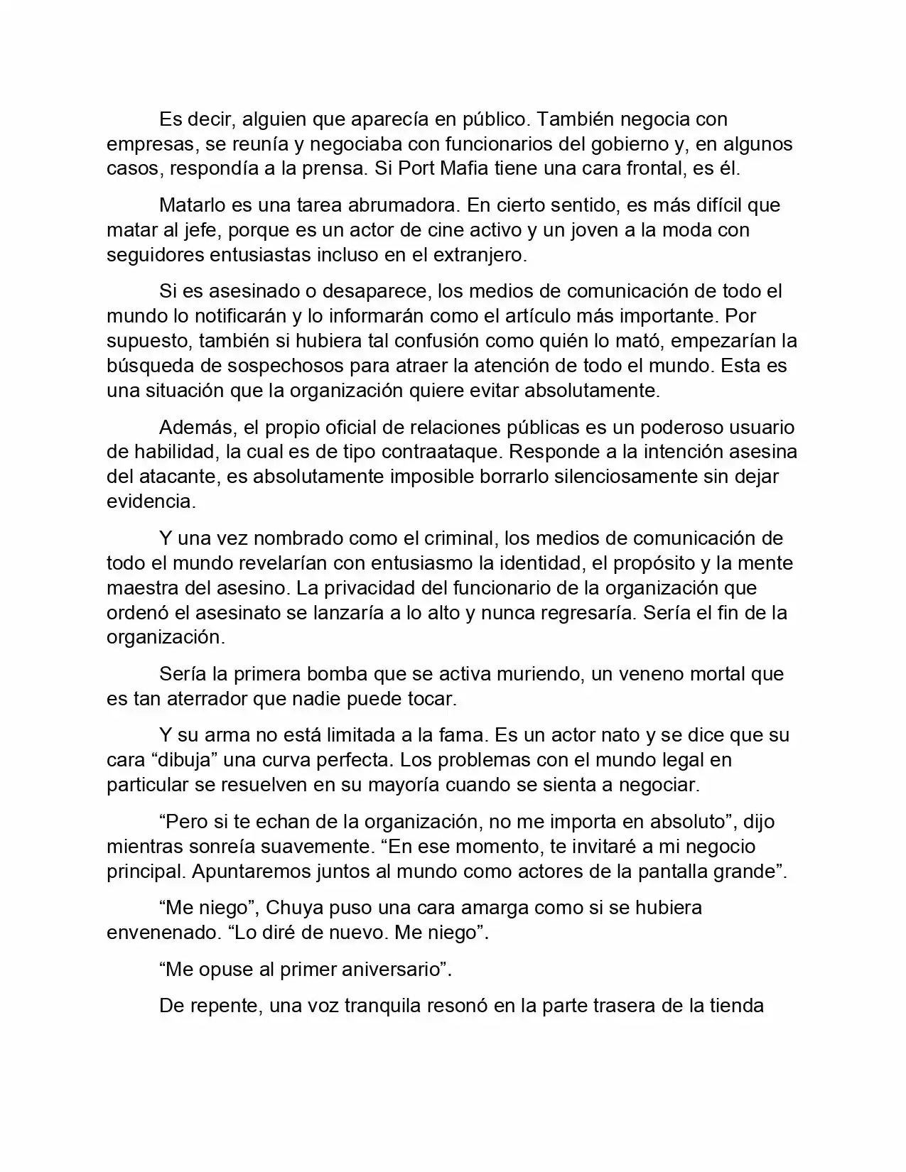 Bungou Stray Dogs Storm Bringer (Novela) - Capítulo 1 - Página 17 - LectorTMOo