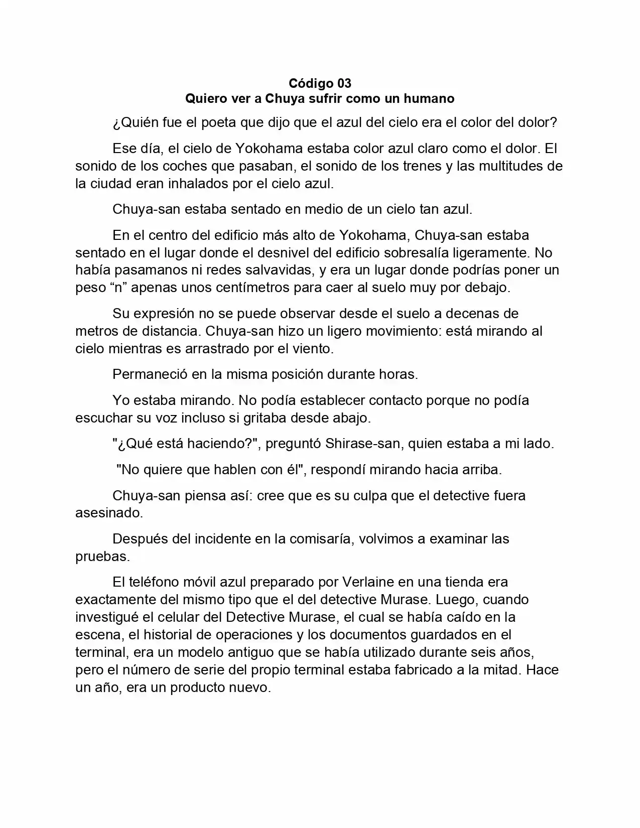 Bungou Stray Dogs Storm Bringer (Novela) - Capítulo 3 - Página 7 - LectorTMOo