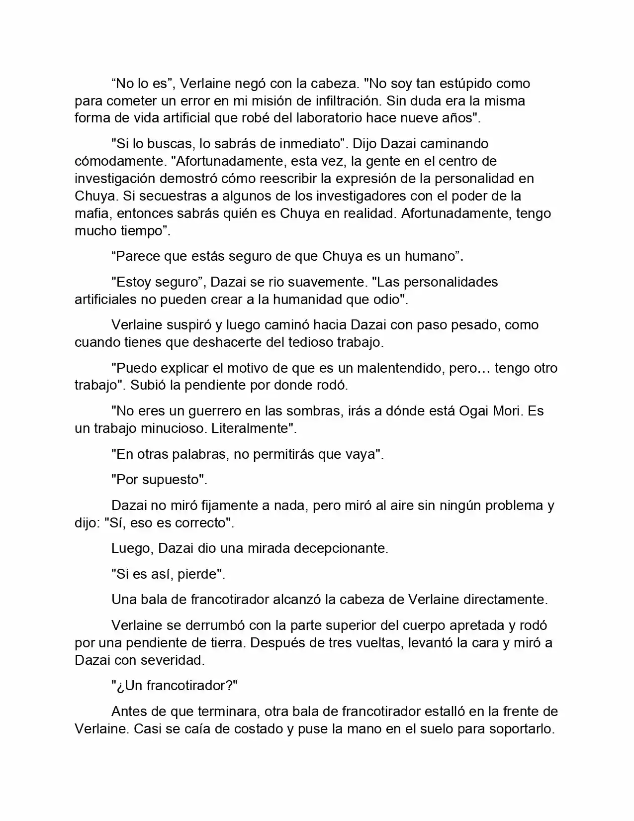 Bungou Stray Dogs Storm Bringer (Novela) - Capítulo 4 - Página 17 - LectorTMOo