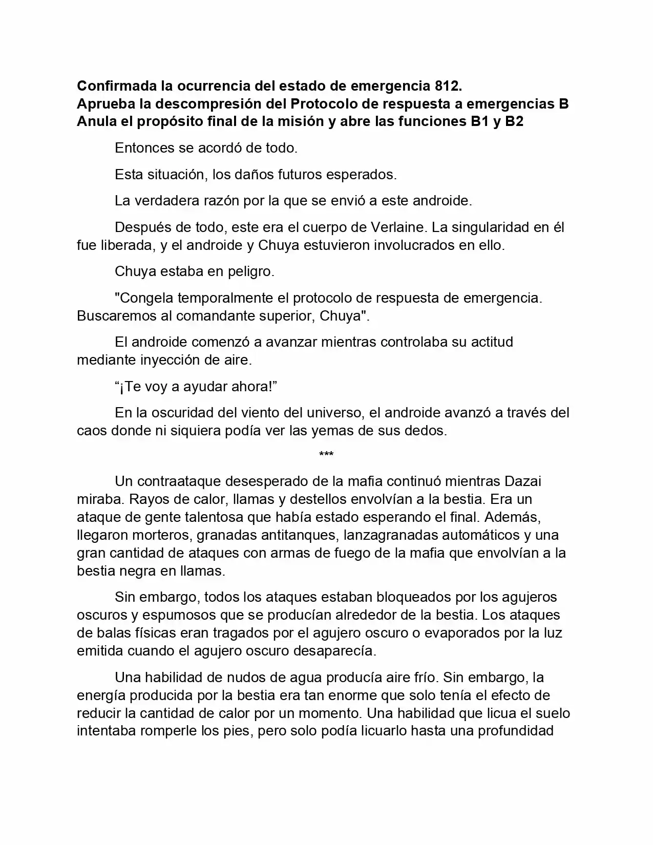 Bungou Stray Dogs Storm Bringer (Novela) - Capítulo 4 - Página 67 - LectorTMOo