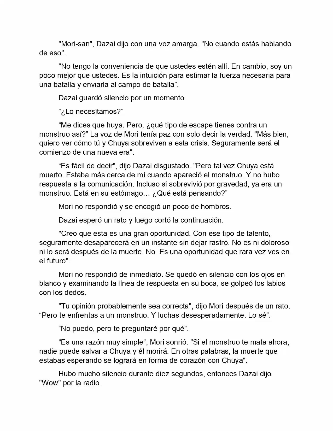 Bungou Stray Dogs Storm Bringer (Novela) - Capítulo 4 - Página 74 - LectorTMOo
