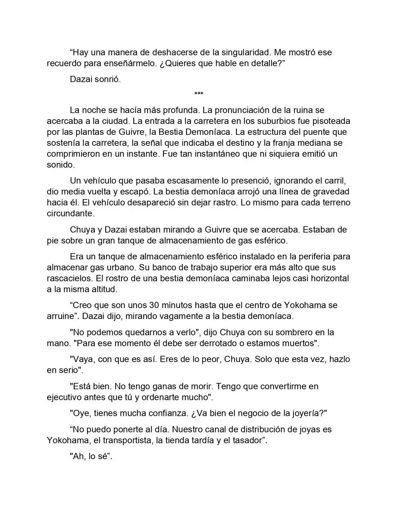 Bungou Stray Dogs Storm Bringer (Novela) - Capítulo 4 - Página 98 - LectorTMOo