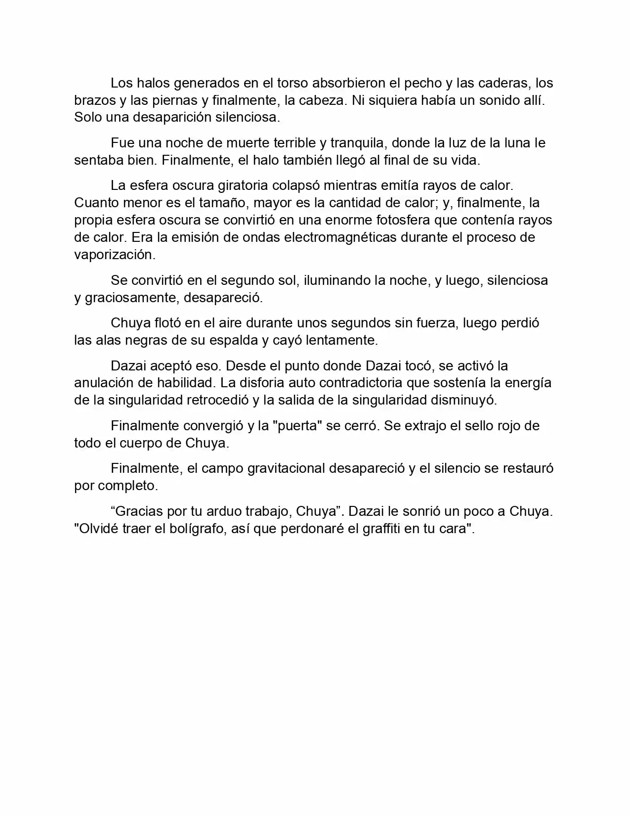 Bungou Stray Dogs Storm Bringer (Novela) - Capítulo 4 - Página 122 - LectorTMOo